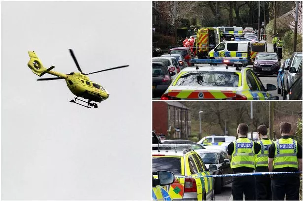 Police and ambulance crews attend serious crash in Marsden after driver 'collapses at the wheel'