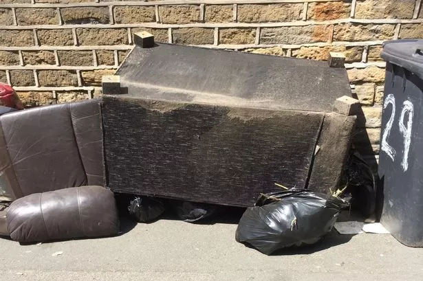 Residents' anger as flytippers block pavements with dumped rubbish
